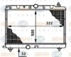 BEHR HELLA SERVICE 8MK 376 708-591 Radiator, engine cooling